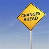 changes ahead sign