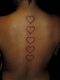 hearts on body